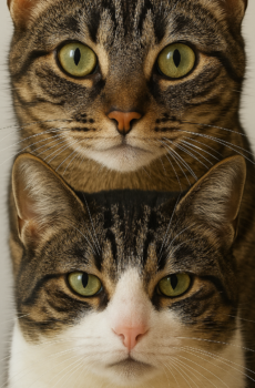 Cyperse katten Grace en Tony zijn binnenkatten