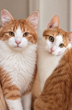Rood-witte binnenkatten